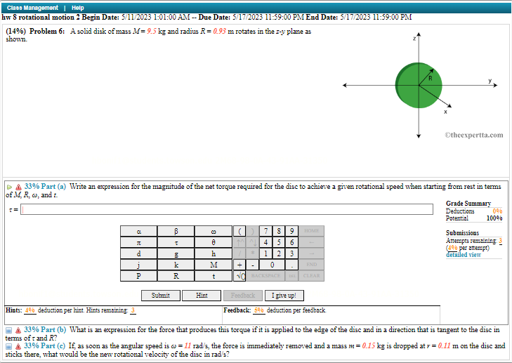  Class Management | Help how 8 rotational motion 2 Begin Date: