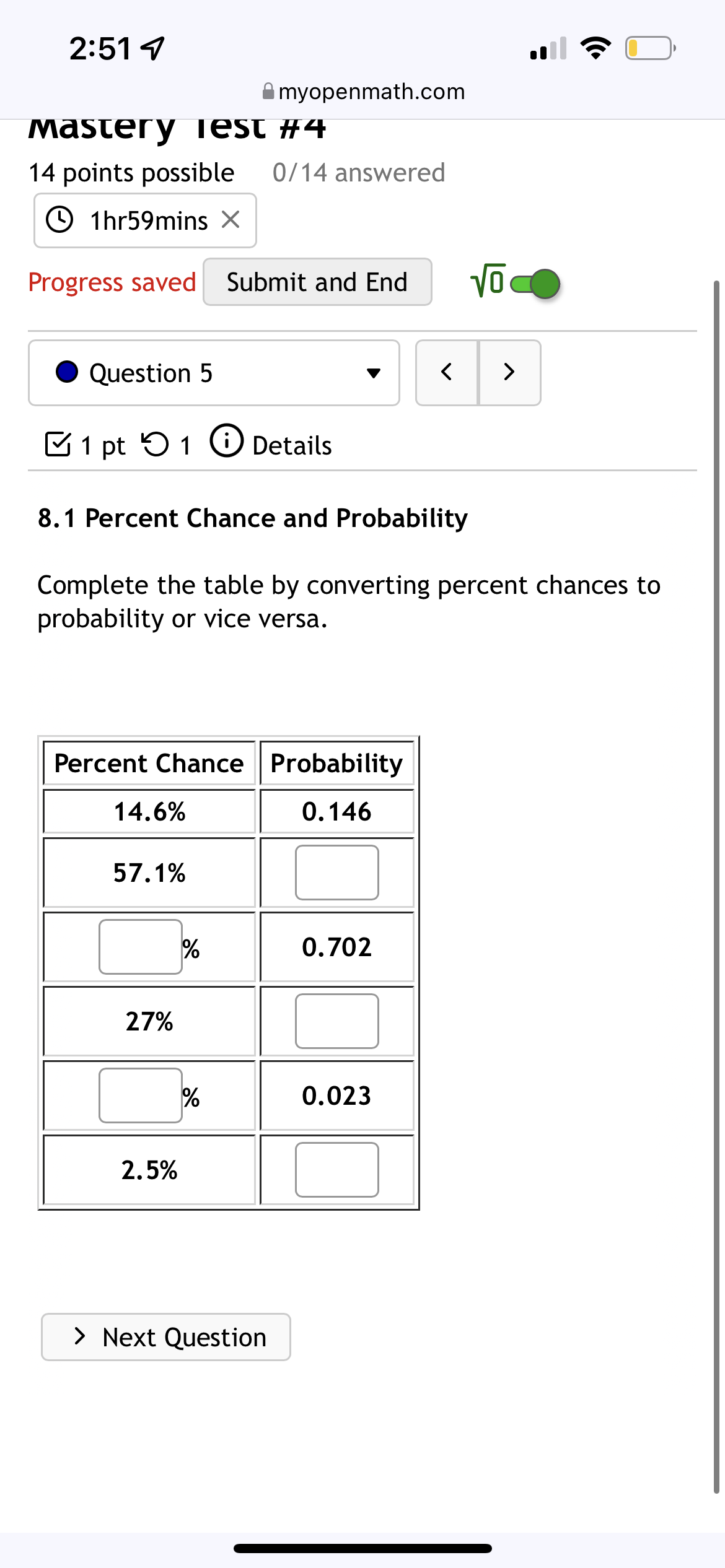8.1 Confidence Interval for Mean u with 0 Known (Z- table) You
