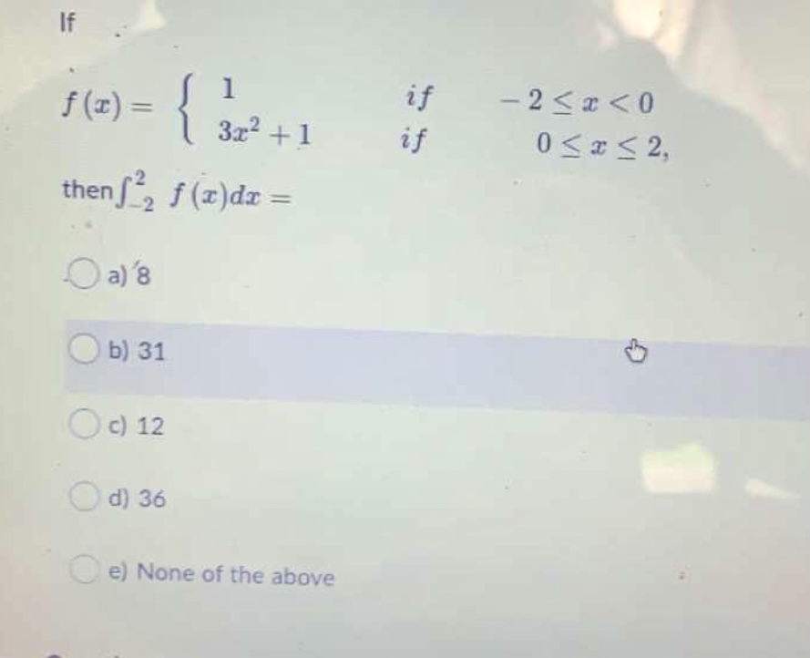 integrable on the interval (4, 11], then fi f(x)da = [" f(x)dx
