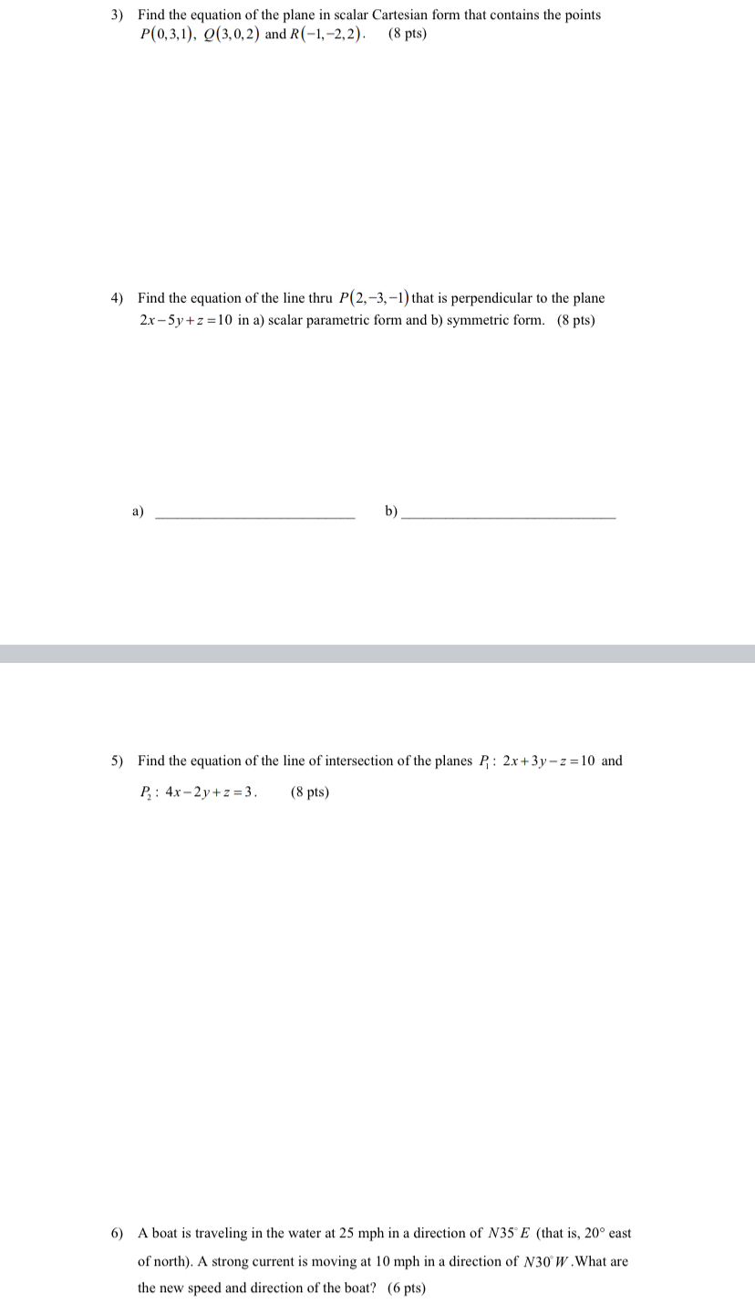 where O is the angle between u and v d) proj. (w)