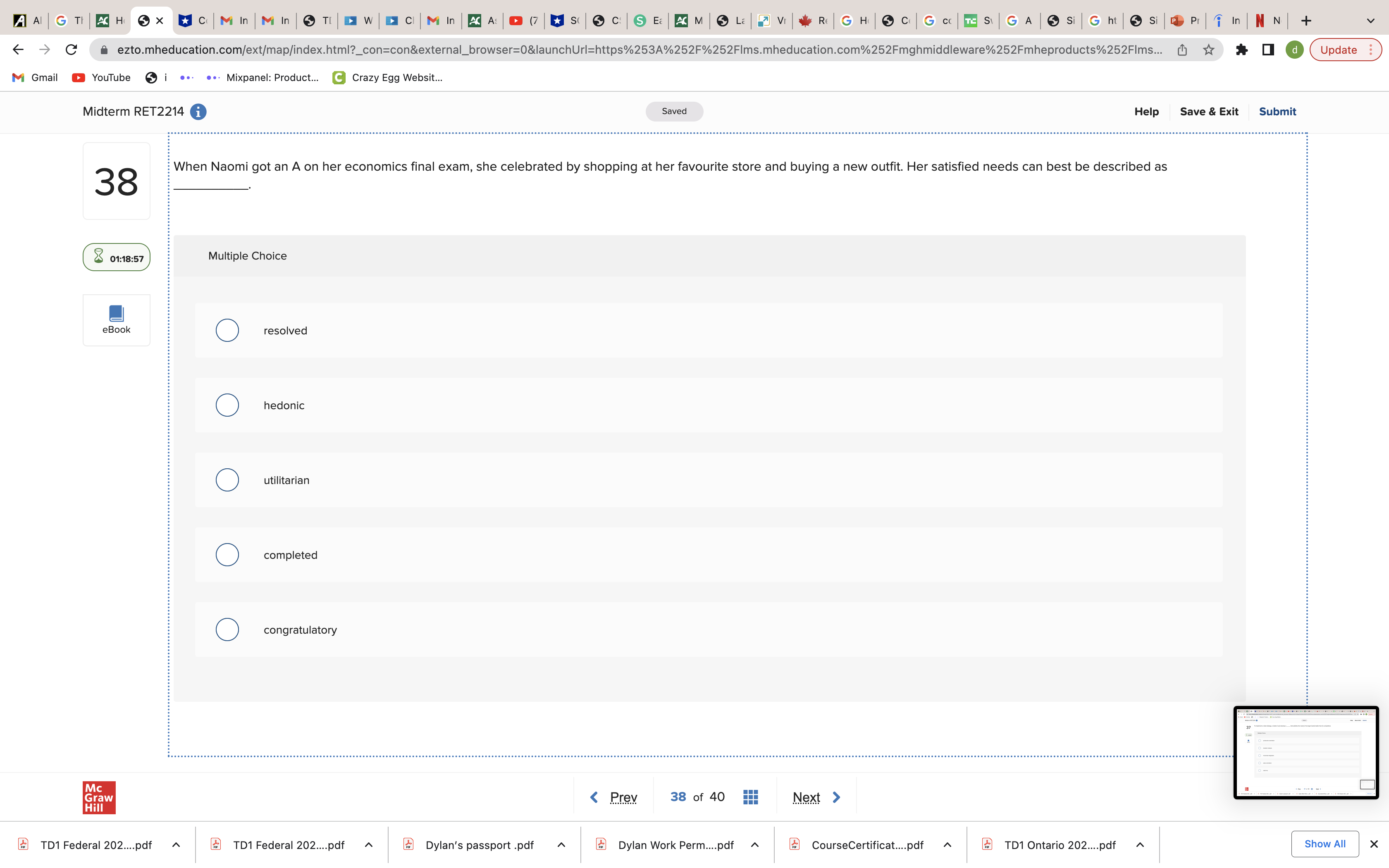 Save & Exit Submit Superstore knows from market segmentation research that their