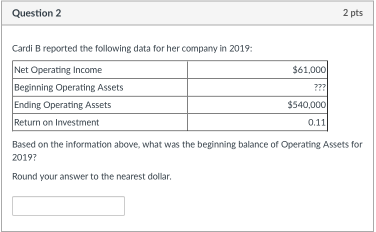 Megan Thee Stallion Stable Company's Asset Turnover for last year. Round your