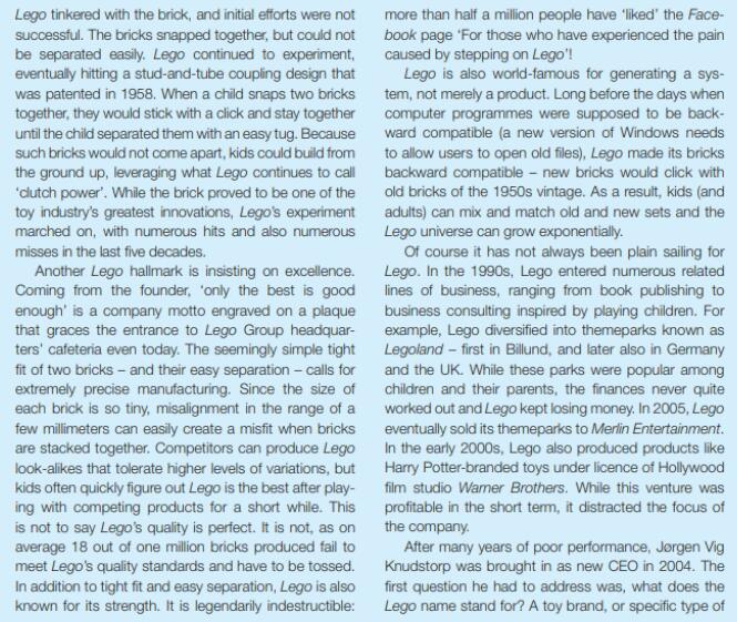 Apple, Lego is everywhere - toys, games, books, magazines, arguably no brand