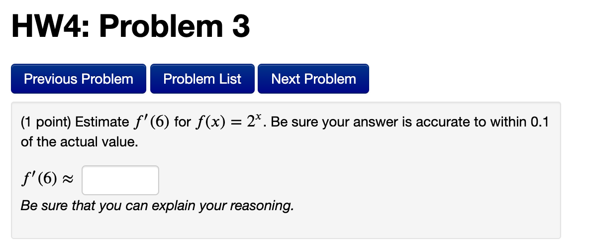 the function y = f (x) graphed below. Give the x-coordinate of