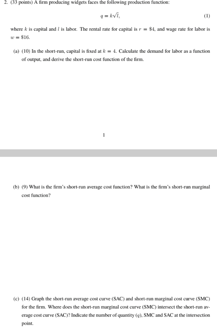 can you help me find the demand for labor function of