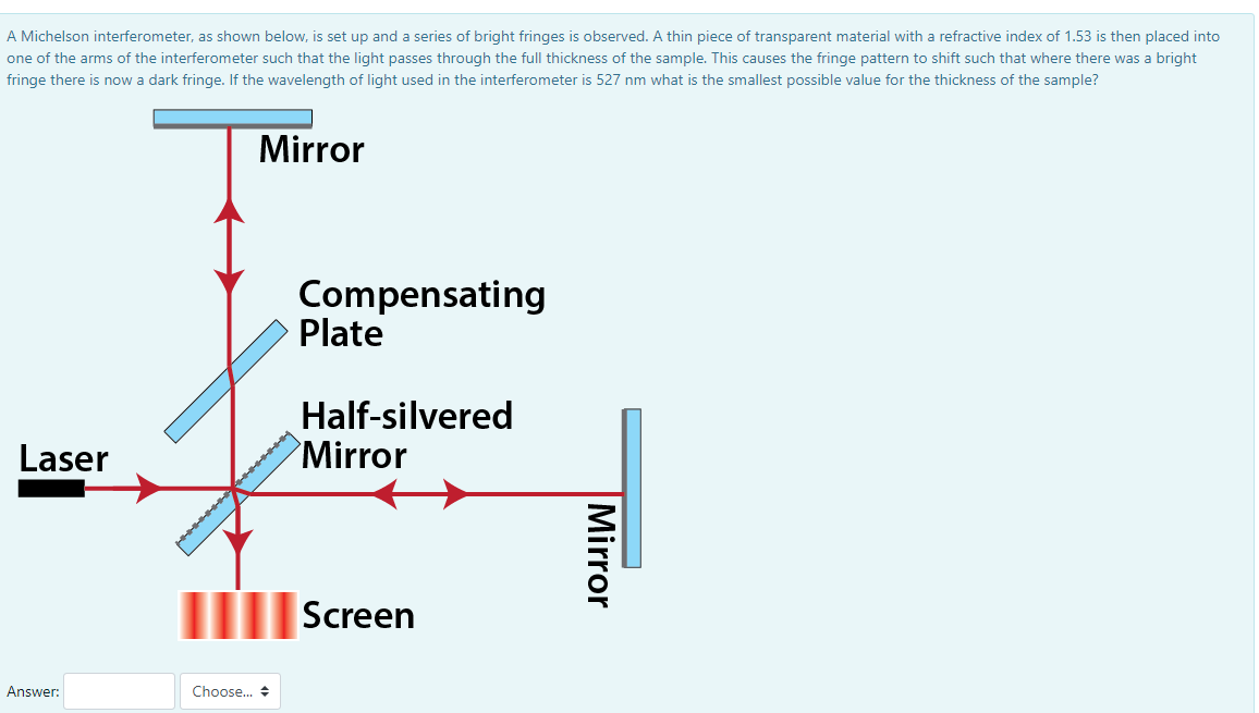 is 51? nm what is the minimum distance that the device could