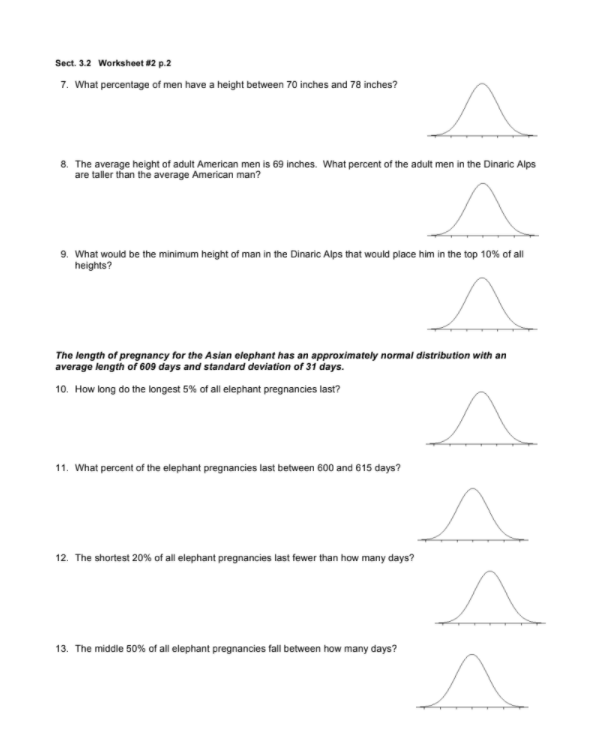 STA 2e: Sect. 3.2 Worksheet #2 Abrir con Name NORMAL DISTRIBUTIONS