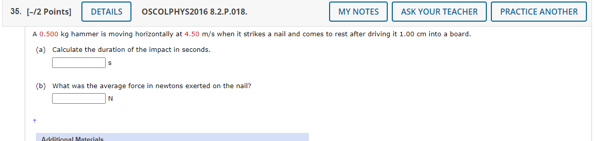 PRACTICE ANOTHER A car with a mass of 980 kg is initially