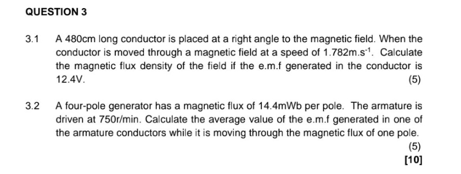 help with this question please tutors QUESTION 3 3.1 A 480cm long