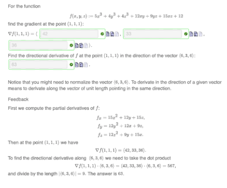 4y + 92 + 15xy + 12yz + 9xz + 2 find