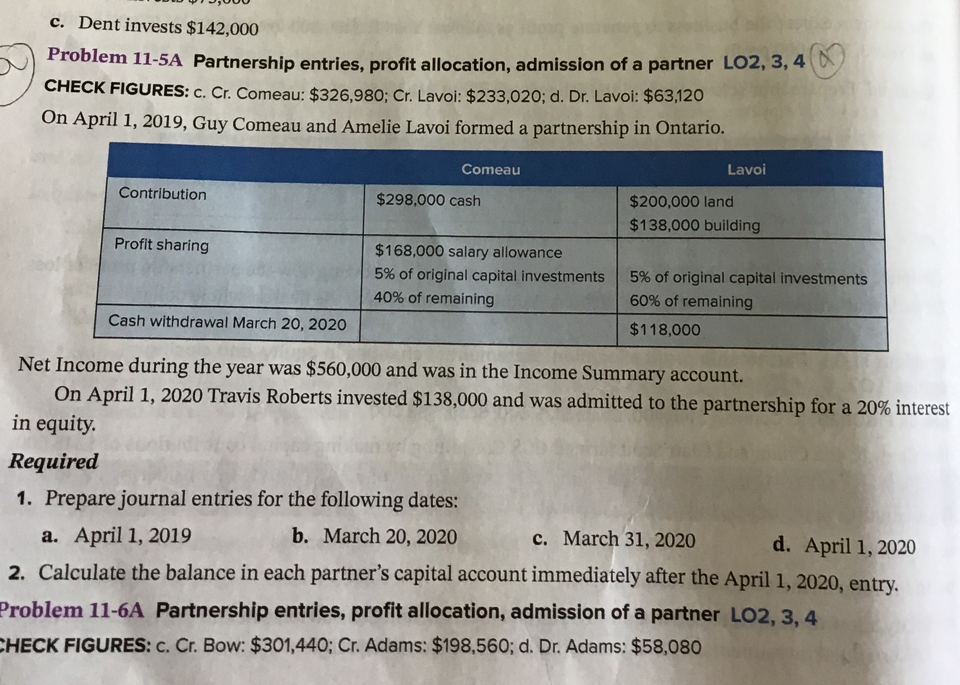 Could you please explain the solution of Problem 11-5A. If is it