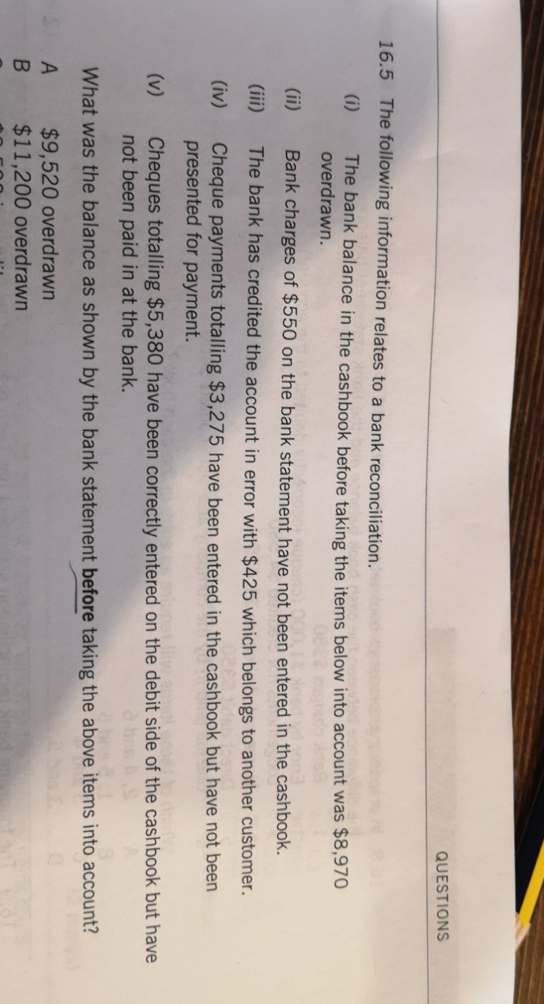can you explain in detail why the answer is b please? QUESTIONS
