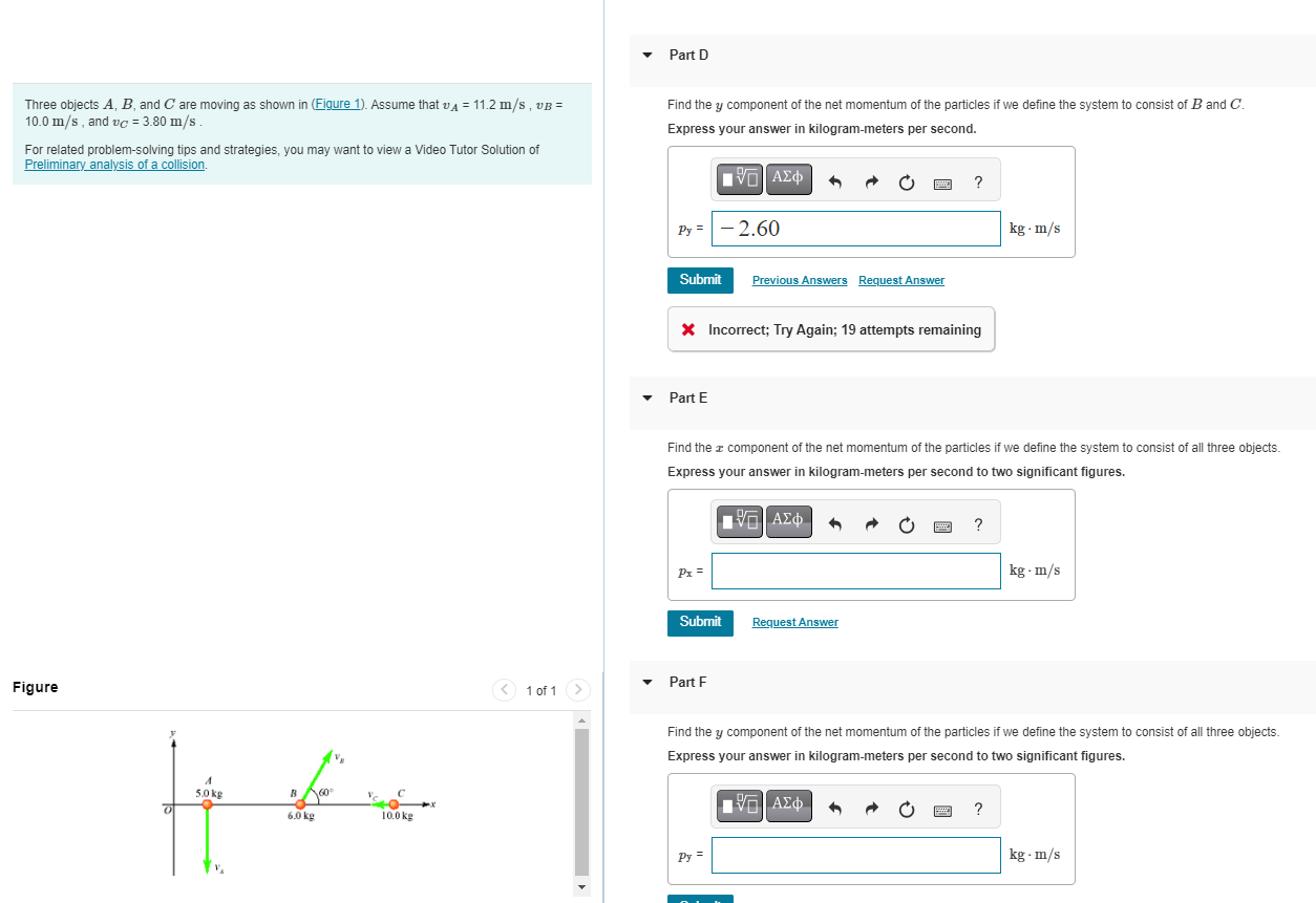 your answer in kilogram-meters per second. For related problem-solving tips and strategies,