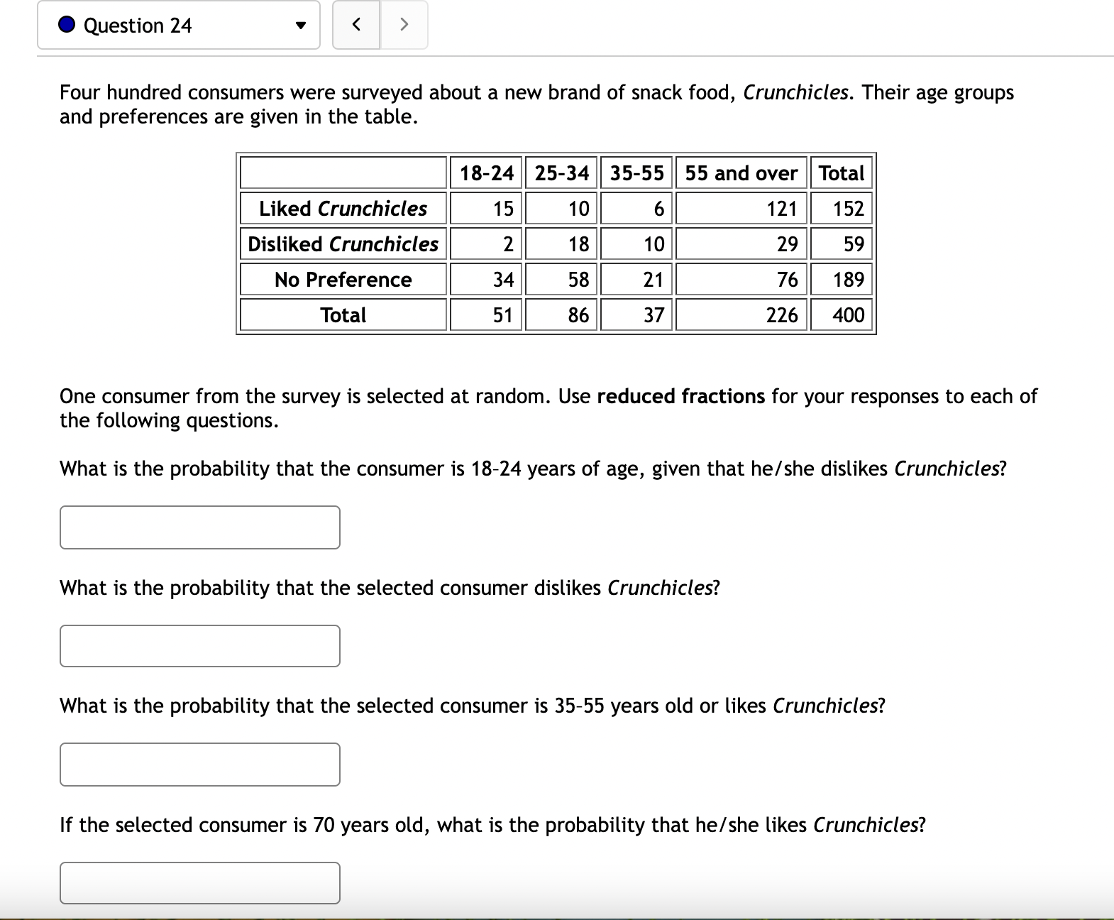 is less than 5% of the population size. 0 Yes, because the
