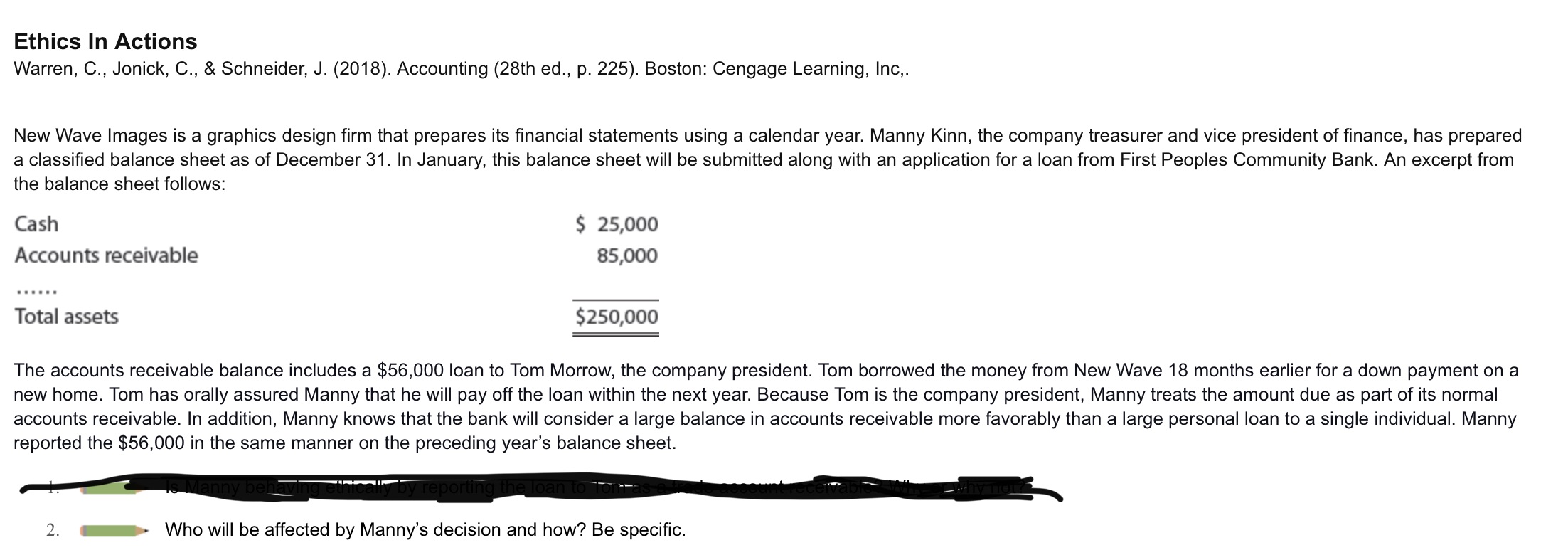 Accounting (28th ed., p. 225). Boston: Cengage Learning, Inc,. New Wave Images