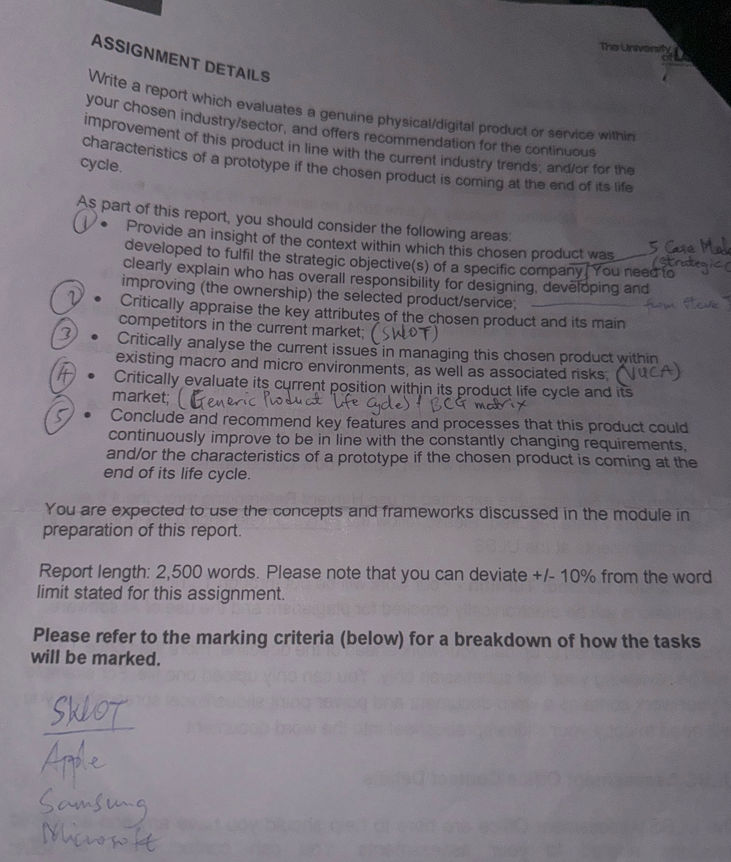 what's the answer The University ASSIGNMENT DETAILS Write a report which evaluates