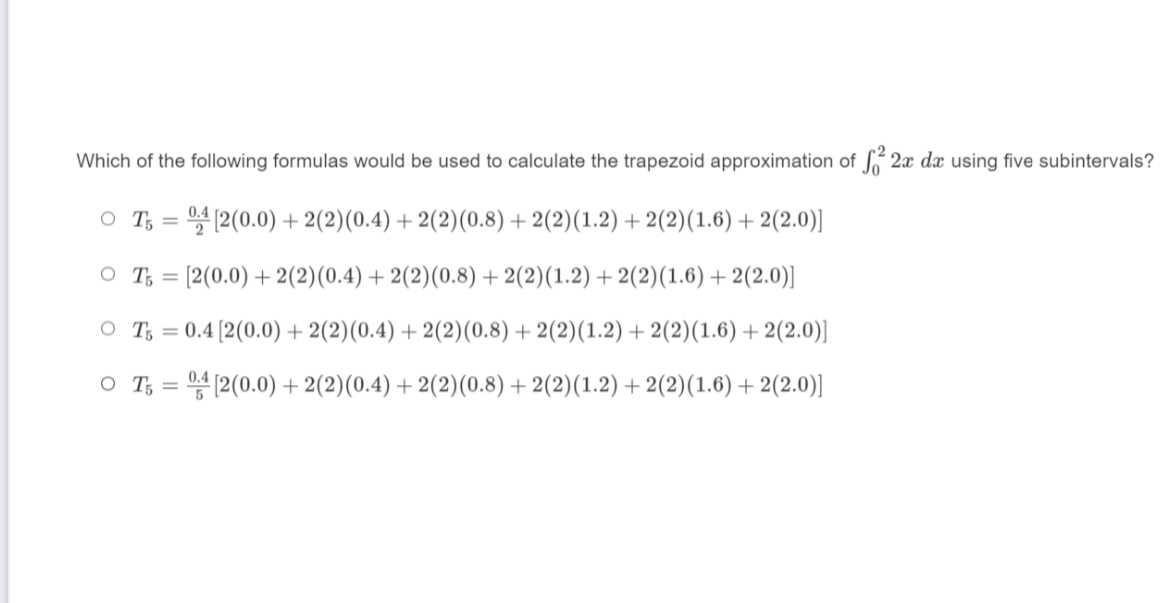 0.75 + 2\\1 + 1.25 + 2\\1 + 1.75] O TA =