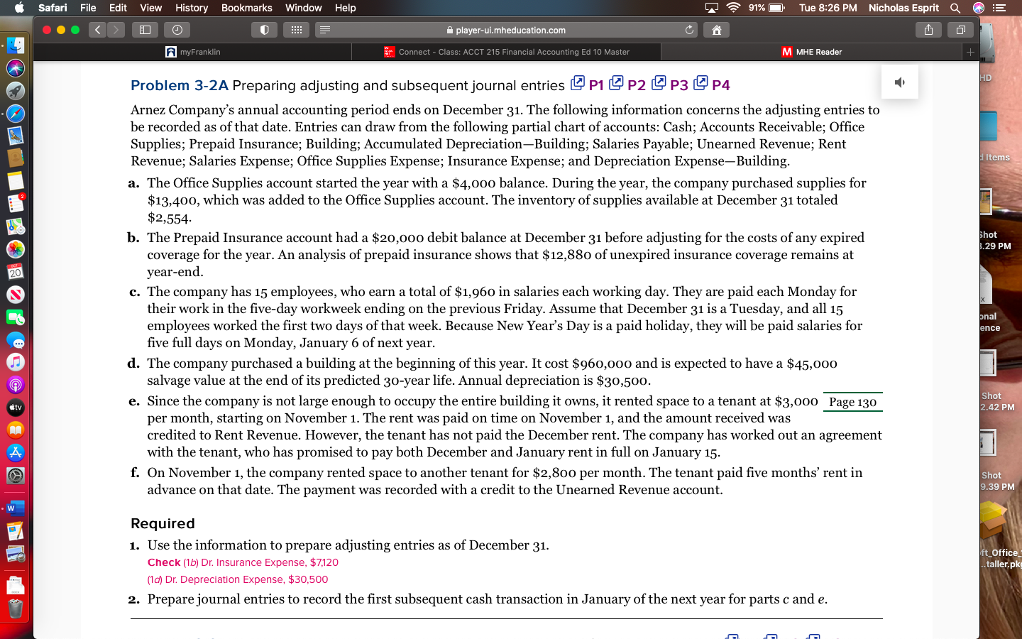  d Safari File Edit View History Bookmarks Window Help I: 43-"