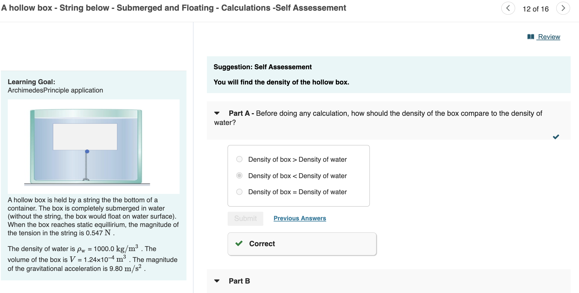 Newton's Laws: applications to floating objects This is a generic picture of