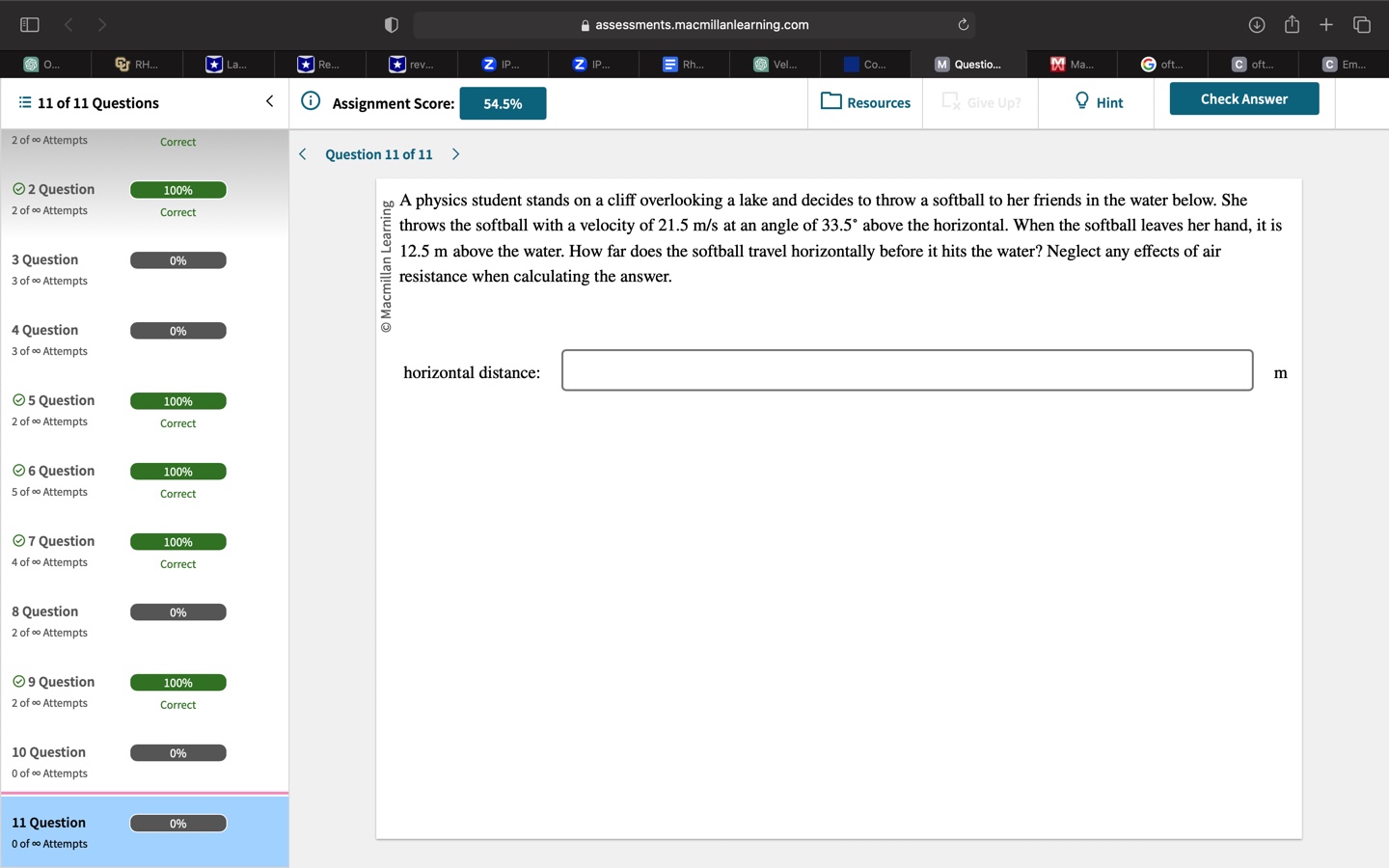  + assessments.macmillanlearning.com GO... QJ RH. La.. Re.. rev. ZIP. ZIP. E