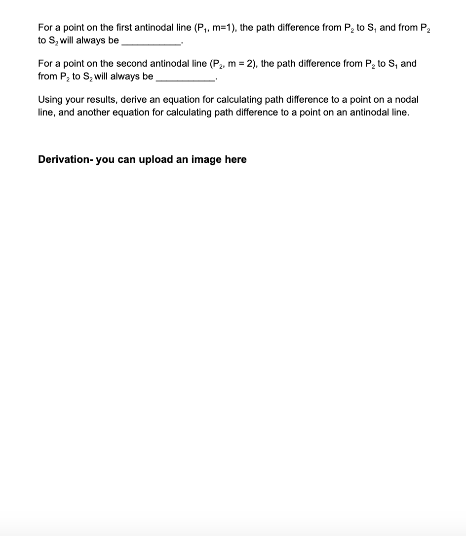 'screen'. Measure 'L'Observations and Analysisd = __________ L = _______________Part A: Using