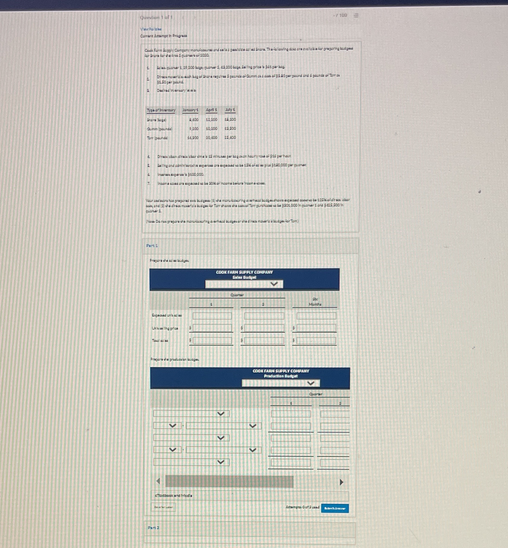  / 100 Current Anamopt In Programs Book Farm supply Company $1