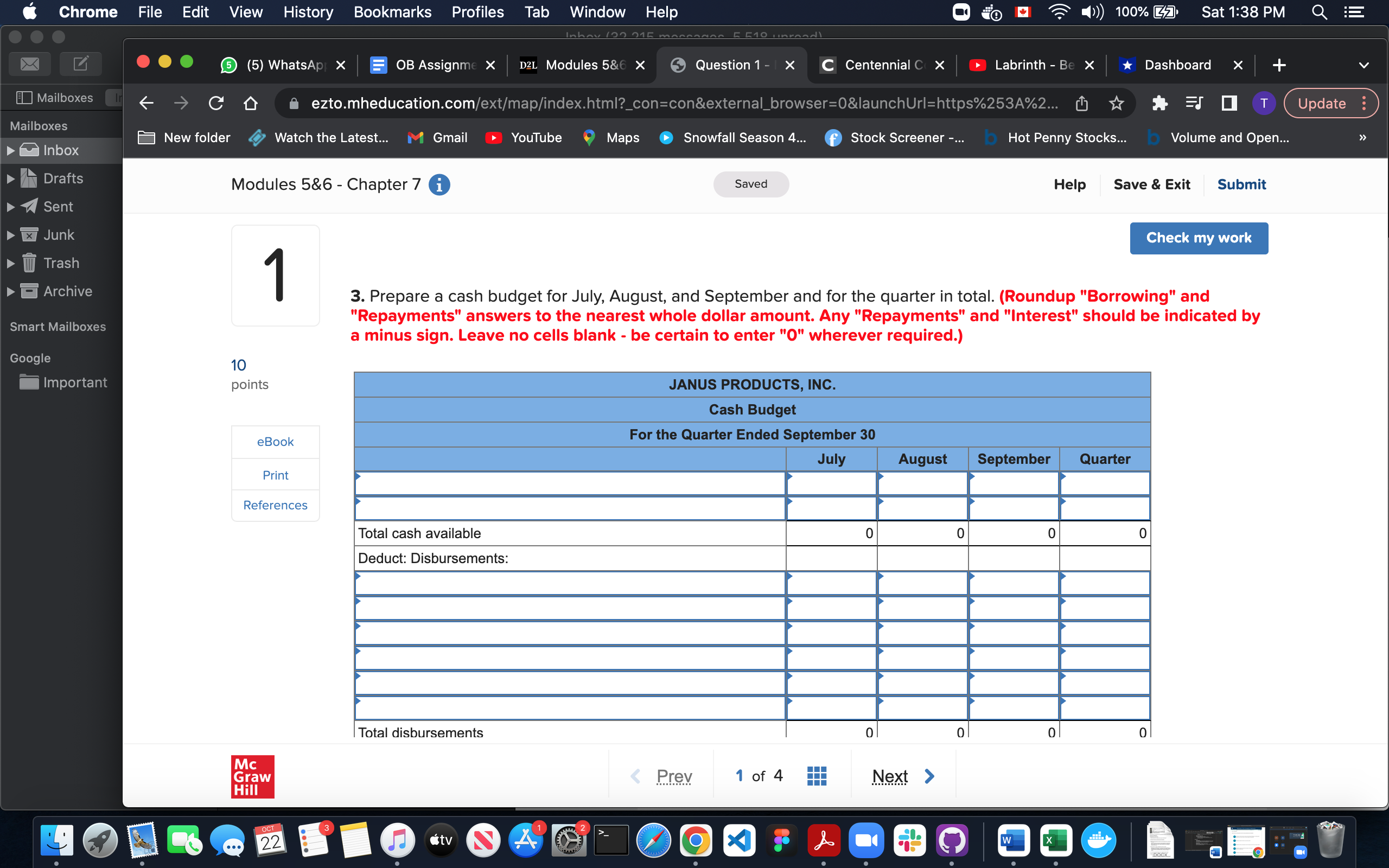 money during the third quarter to support peak sales of back-to-school materials,