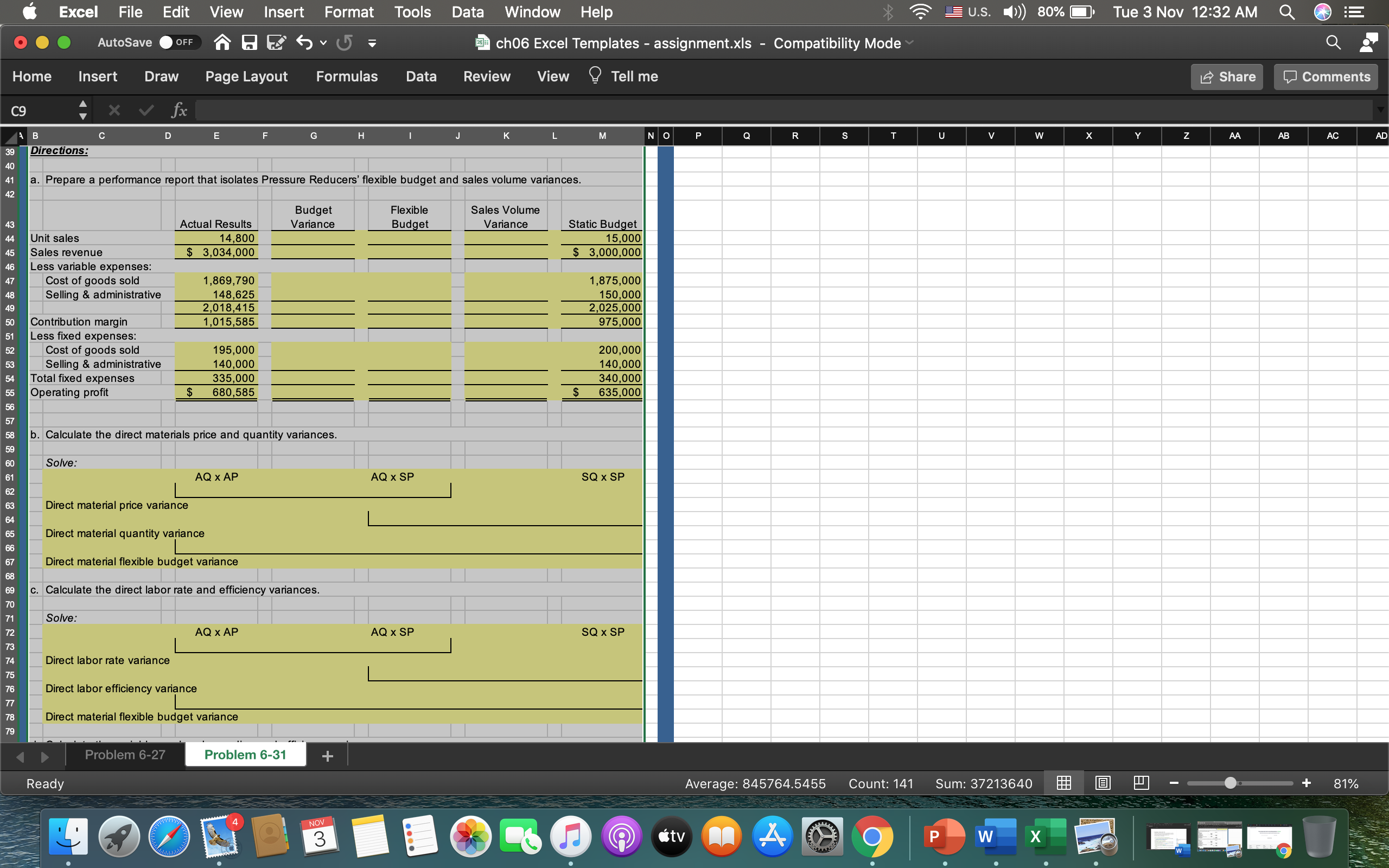  q2 accounting Excel File Edit View Insert Format Tools Data Window