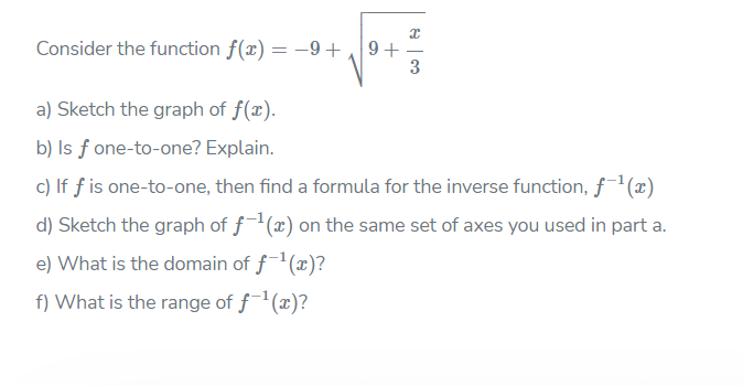 a vertical asymptote of f()? Show your work. b) Is x =