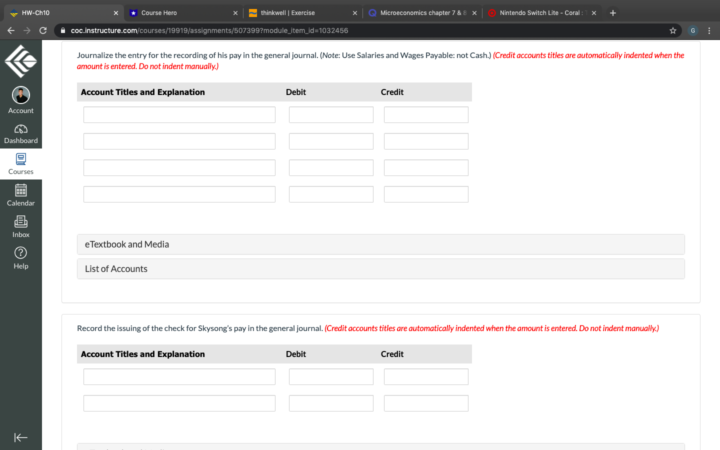 G Question 23 -/3 View Policies Current Attempt in Progress Account Skysong's
