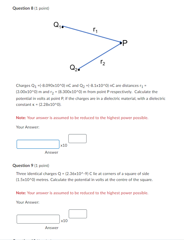 is assumed to be reduced to the highest power possible. Your Answer: