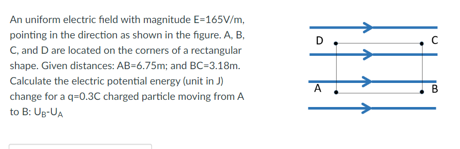 the figure. A, B, D C, and D are located on the