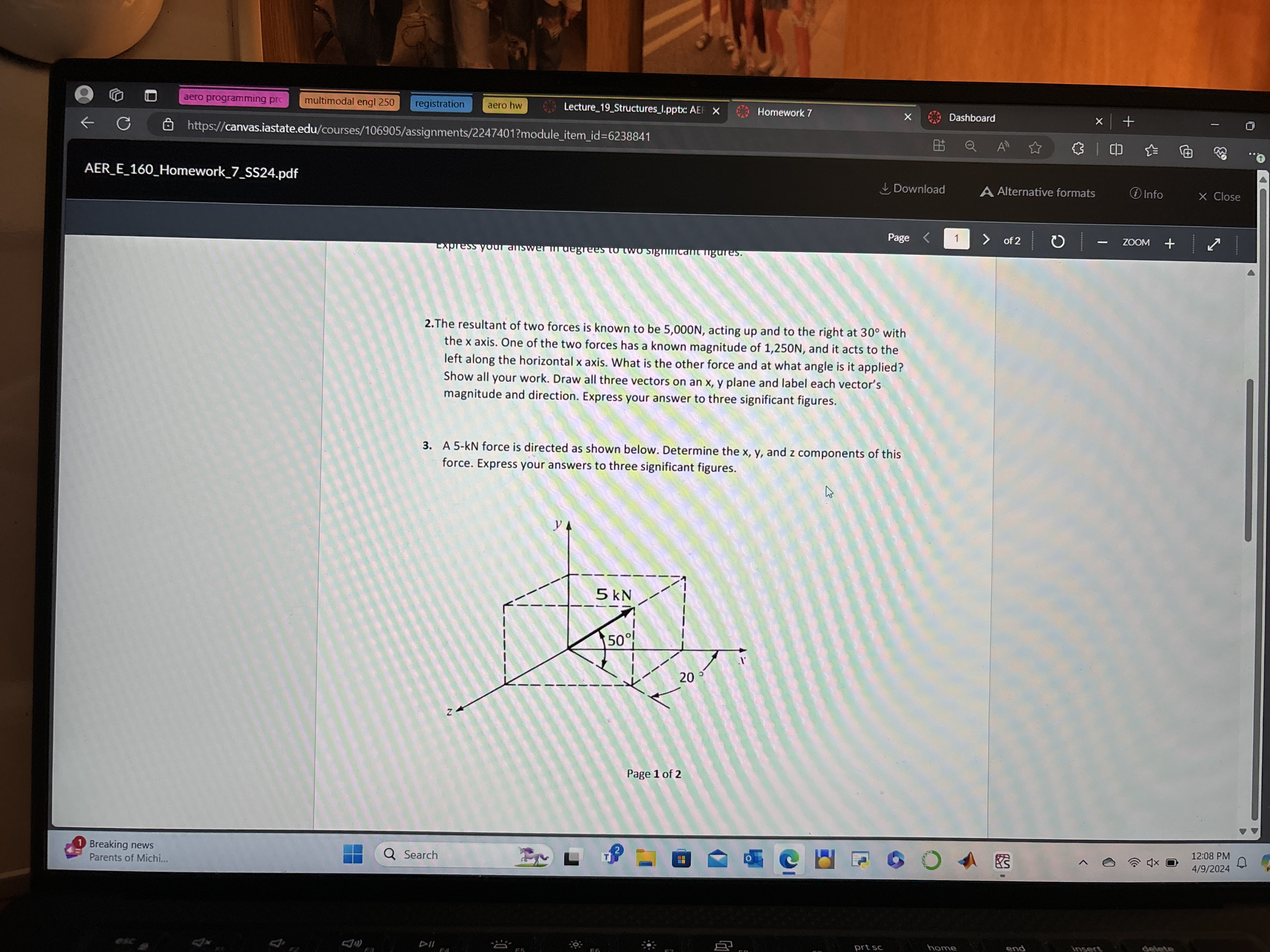  aero programming prc multimodal engl 250 registration aero hw Lecture_19_Structures_1.pptx: AEF