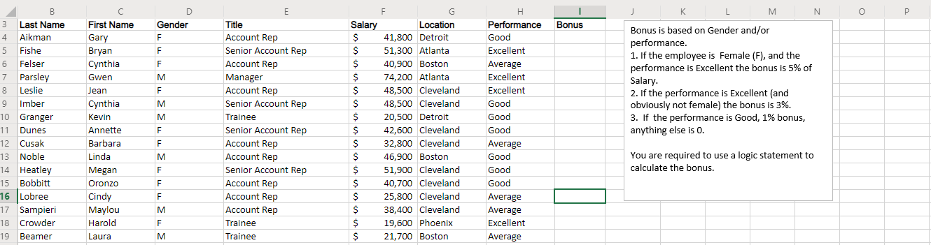 CAN INCLUDE ALL THE FORMULAS YOU USED TO KEY IN THE EXCELL