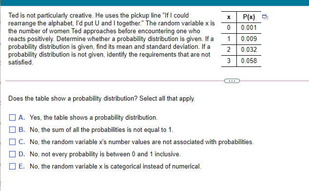approaches before encountering one who 0.001 reacts positively. Determine whether a probability