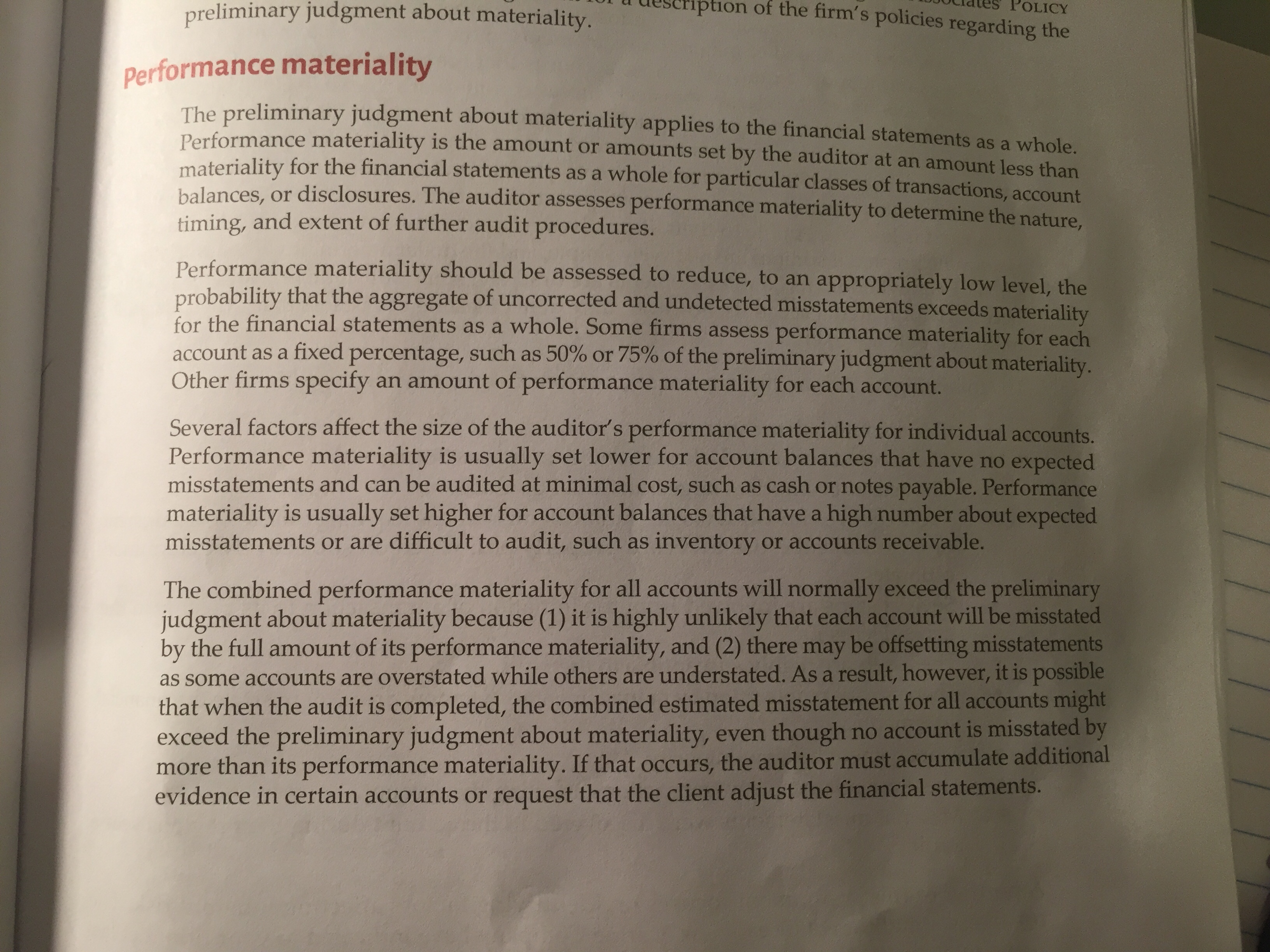 audit during the planning phase? Inherent risk Inherent risk is the risk