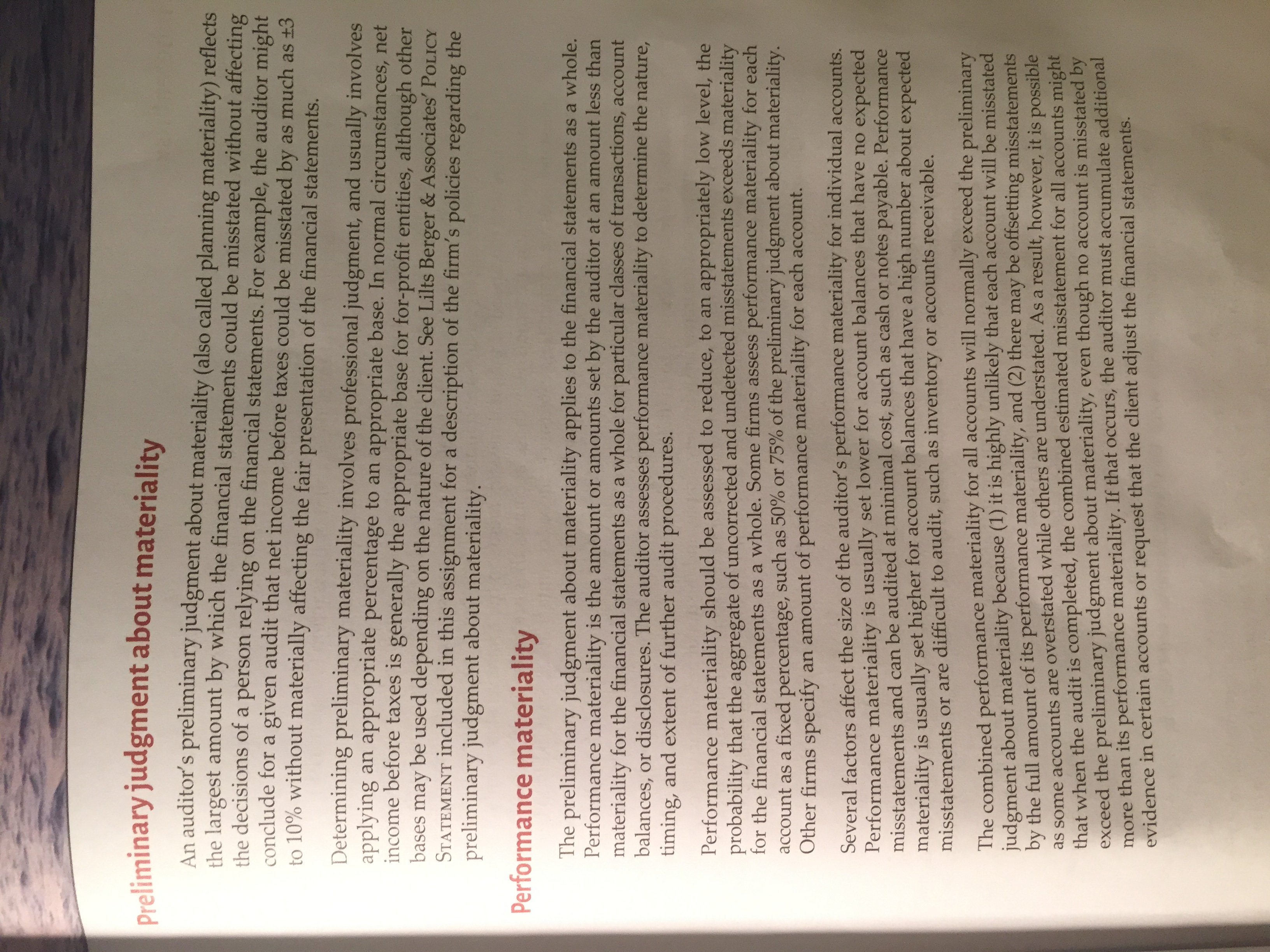 internal control. Inherent risk is assessed for each relevant assertion. The combined