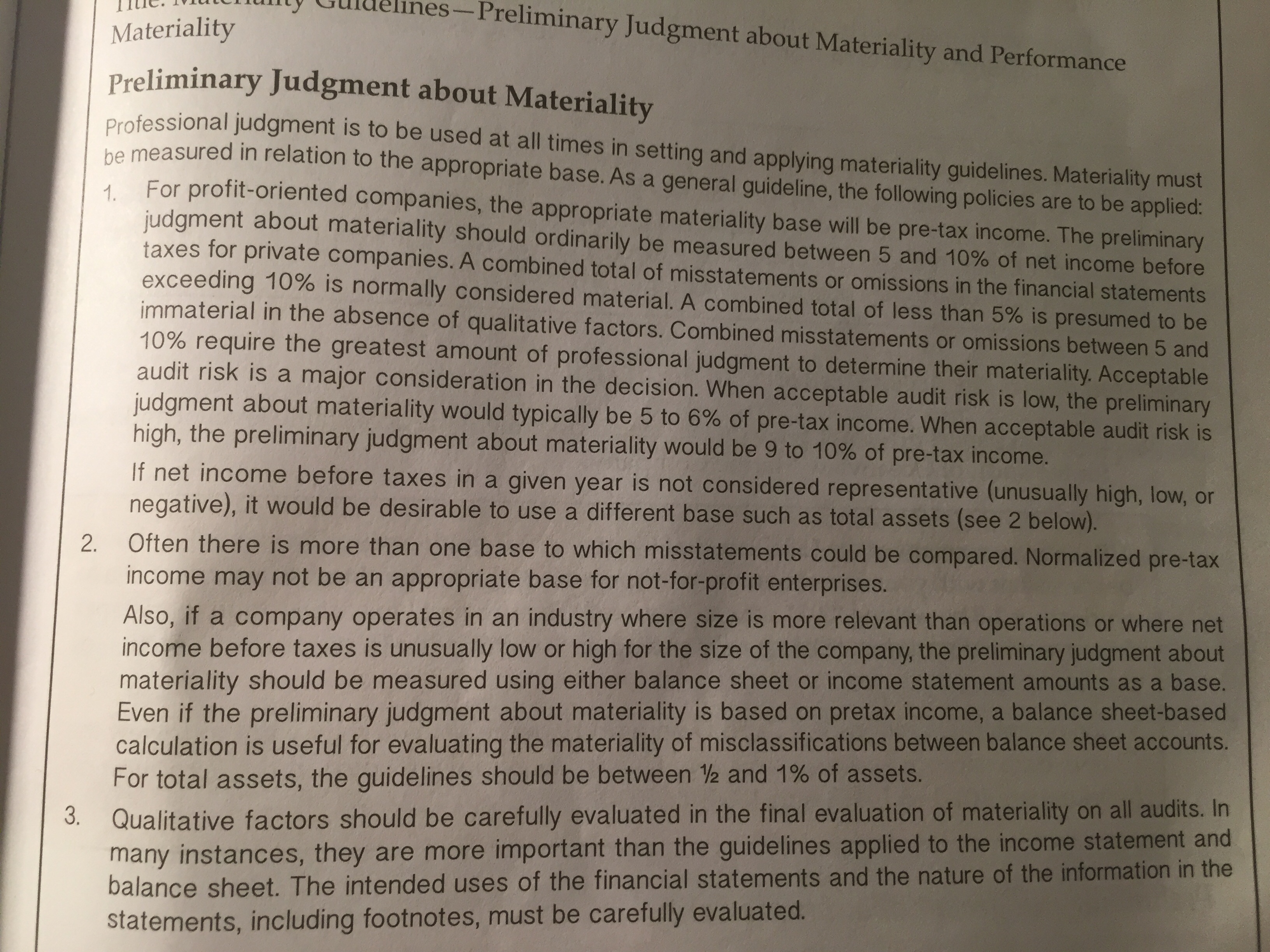 assessment of inherent risk and control risk is the risk of material