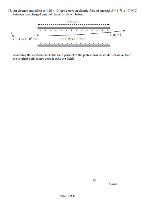 two charges shown. Assume that, relative to the 35 uC charge, the