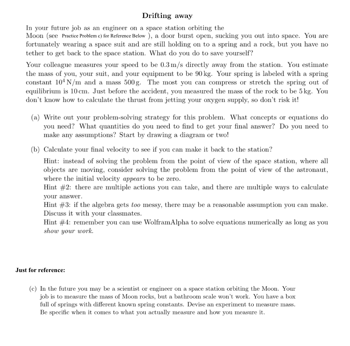 Can you explain how to set up this problem by providing a