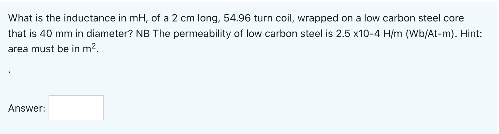 Calculate the capacitance of a 2.3 mm diameter ceramic capacitor if the
