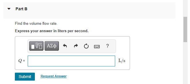the mass ow rate. Express your answer in kilograms per second. Iii