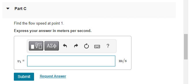 AEdJ er 0 M=' kgxs R_equest Answer V Part3 Find the volume