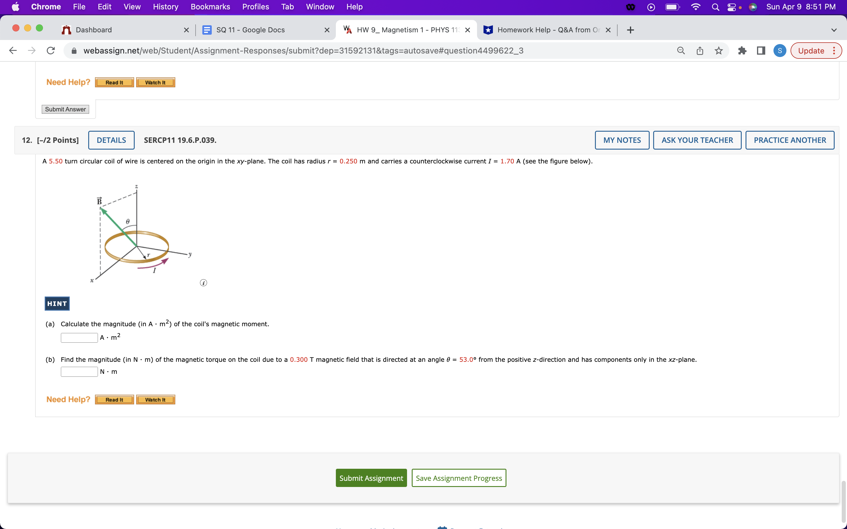 11 X Homework Help - Q&A from Or X + C webassign.net/web/Student/Assignment-Responses/submit?dep=31592131&tags=autosave#question4499622_3