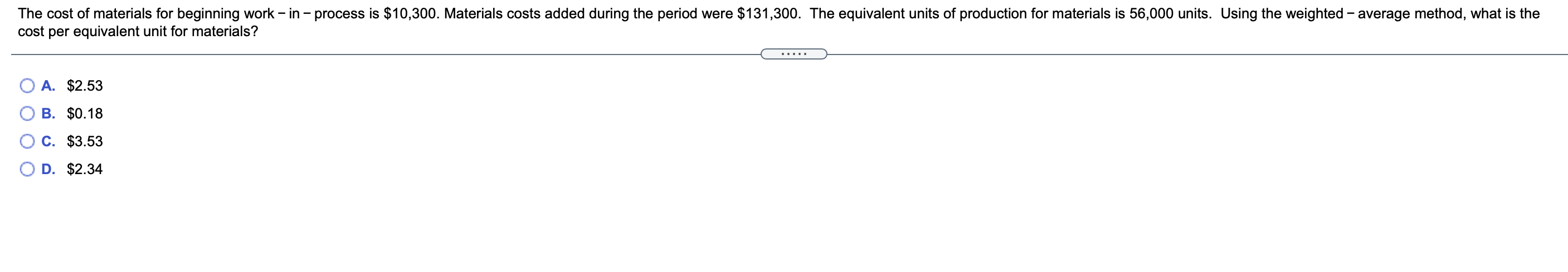 year? O A. $328,300 0 B. $199,000 0 C. $196,700 0 D.