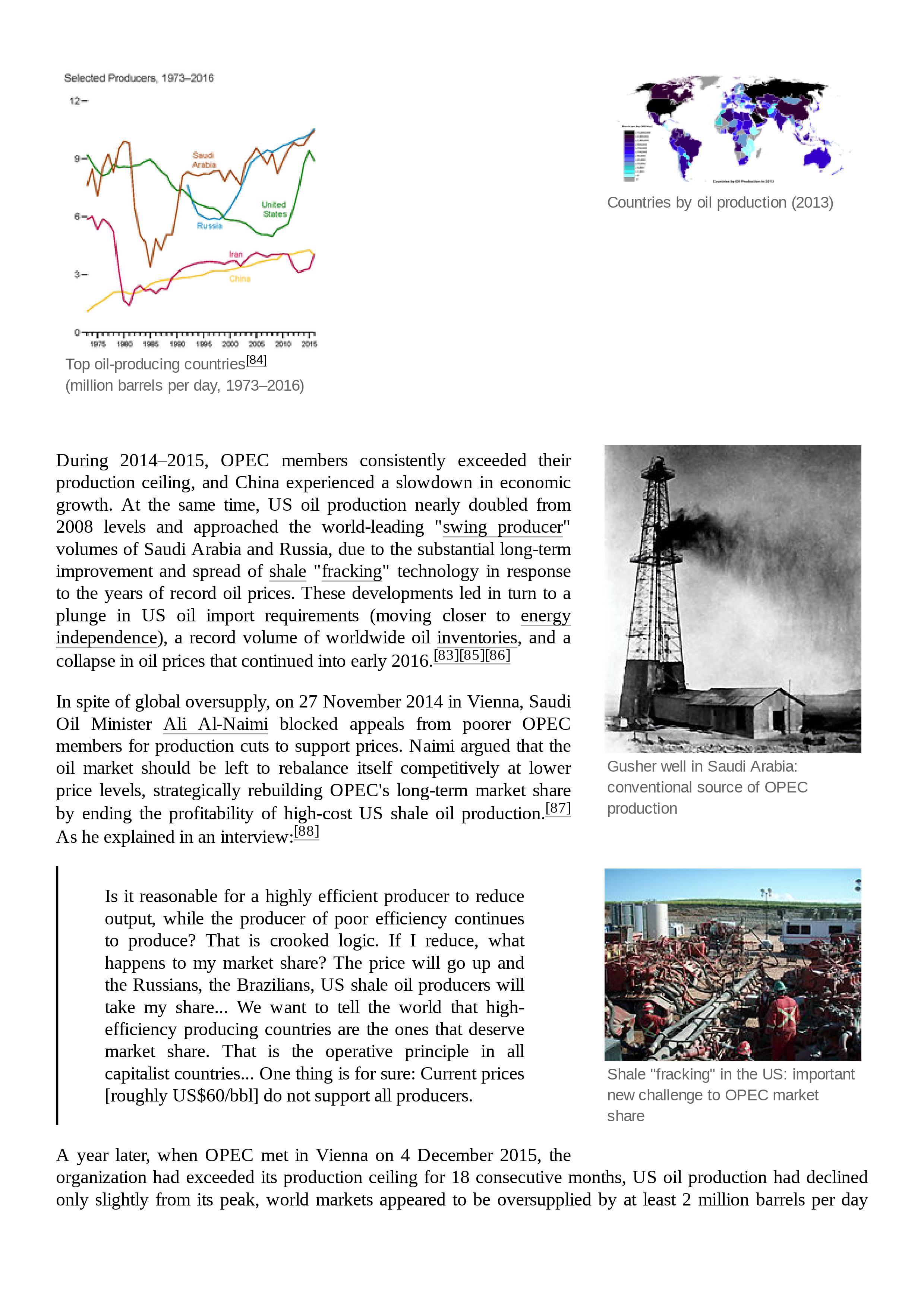 and Venezuela. Equatorial Guinea Former OPEC members are Ecuador, Indonesia and Gabon