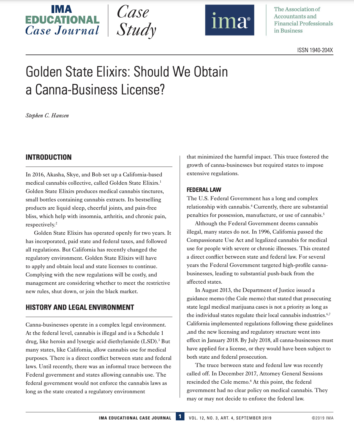 with the calculation, is it the profit-rev? IMA EDUCATIONAL Case Journal Case