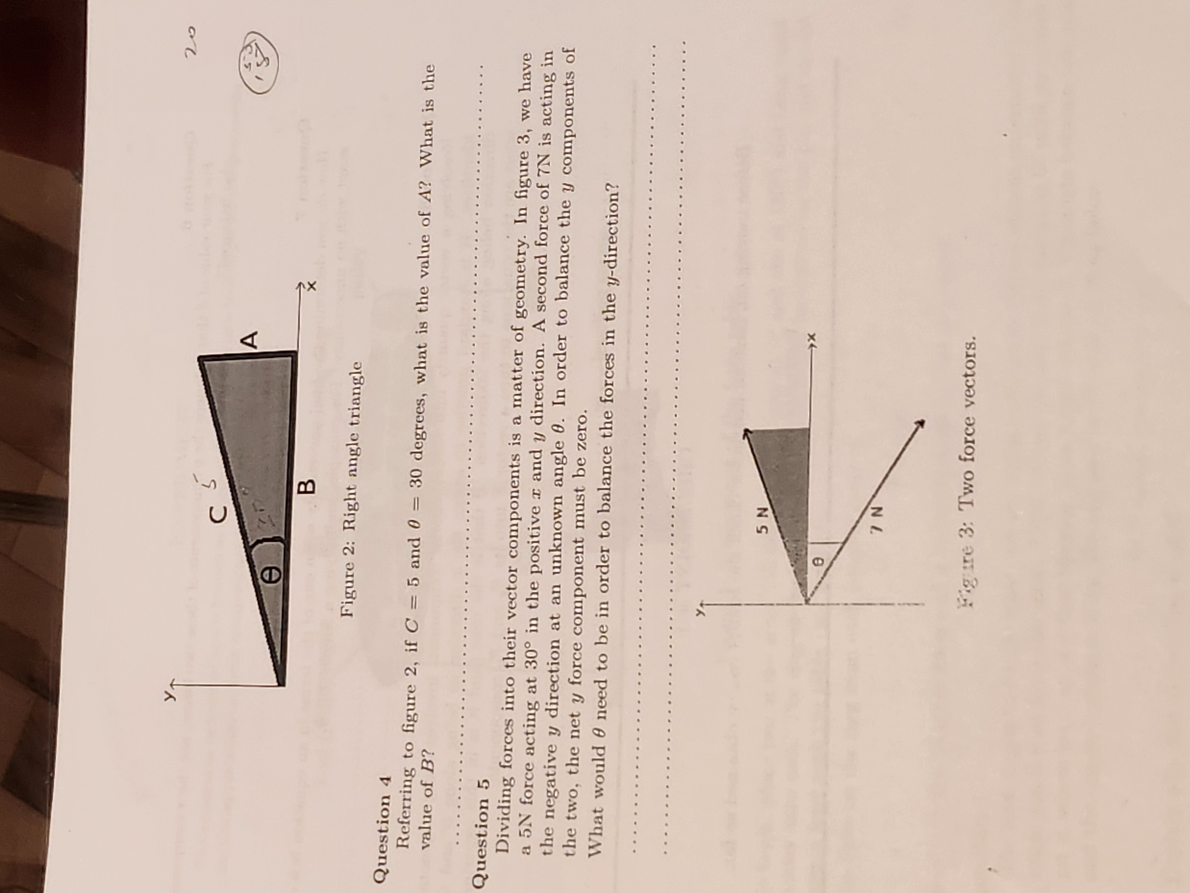 y 20 C 5 A e B Figure 2: Right angle