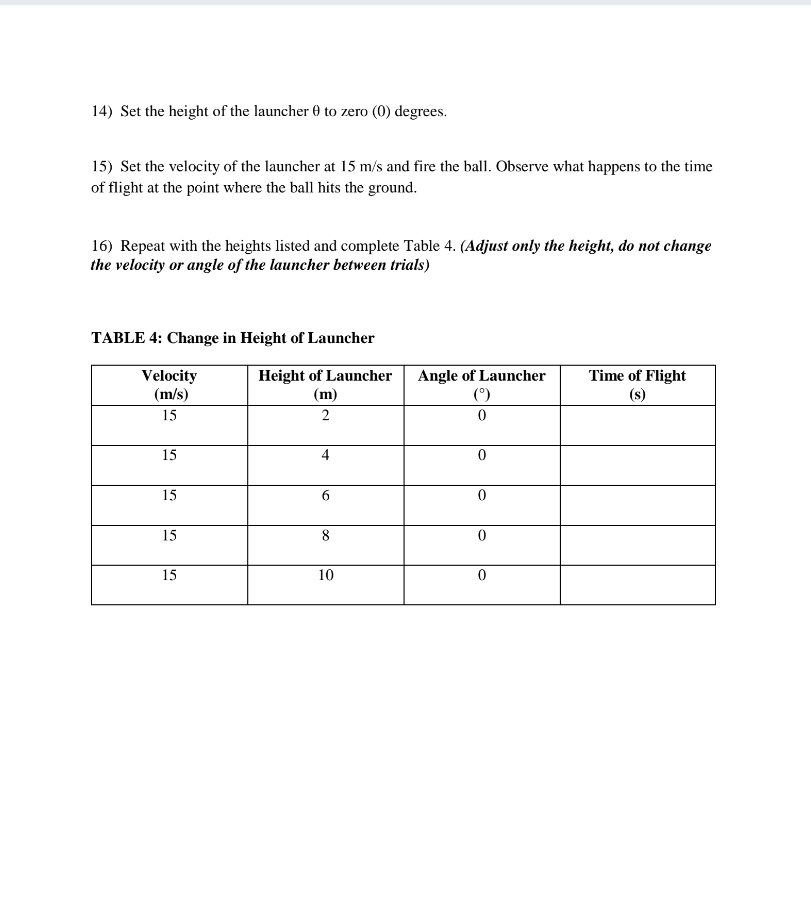 understand the concept of projectile motion. . To identify the factors that