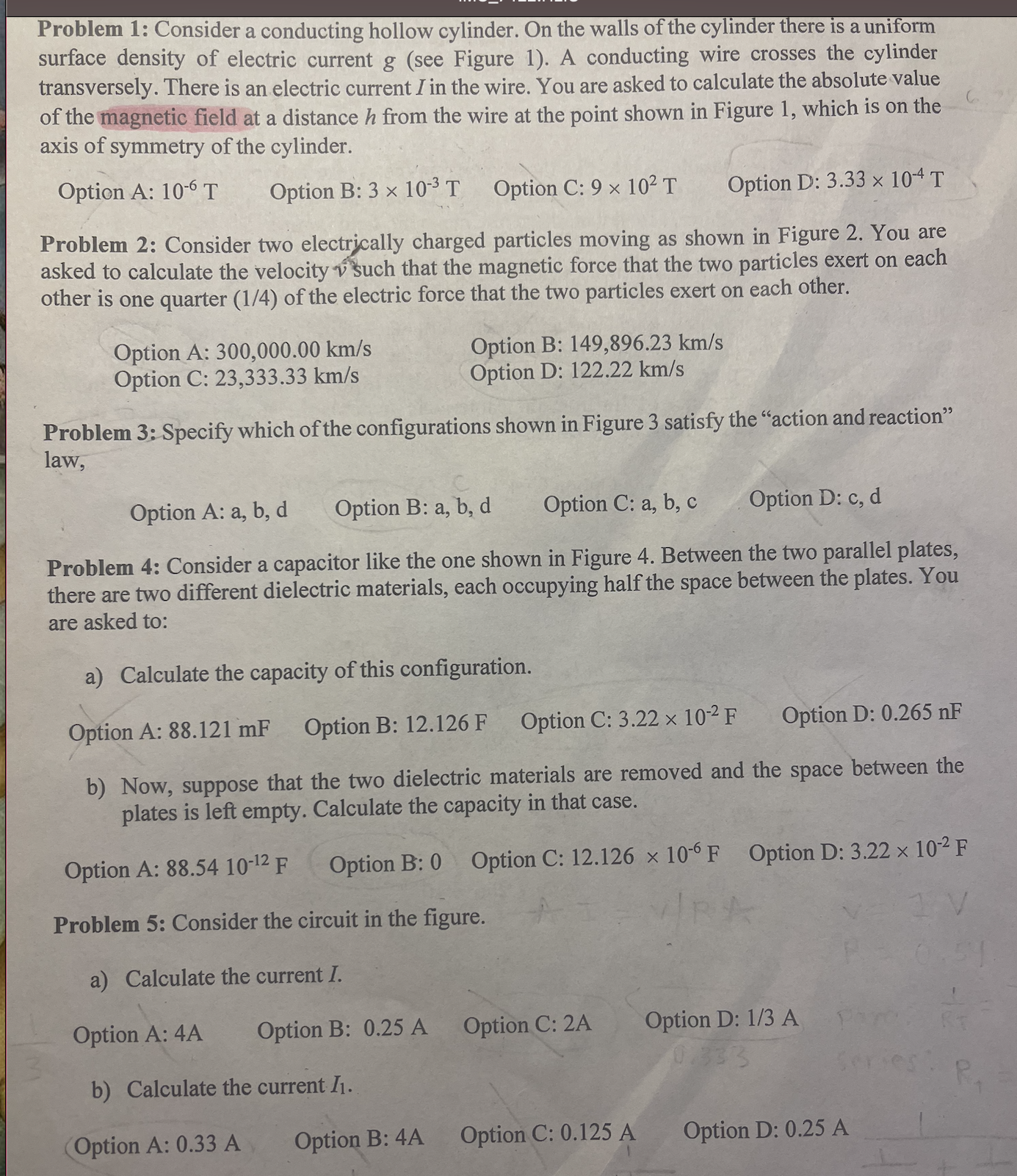  Please answer the following 5 problems with work, reference pictures attached.